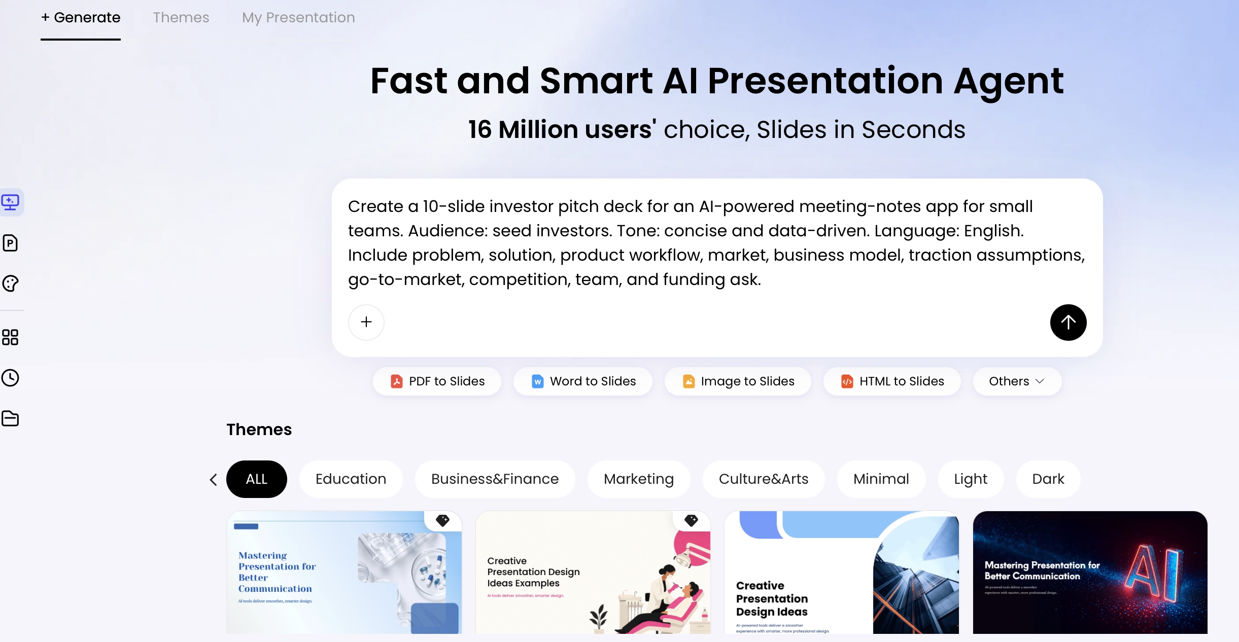 How to Convert JSON Data into Presentation Slides with AI